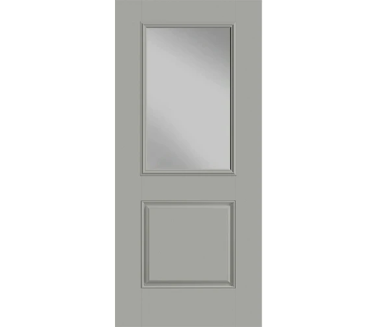 Reno Half Light 1 Panel Fiberglass Entry Door