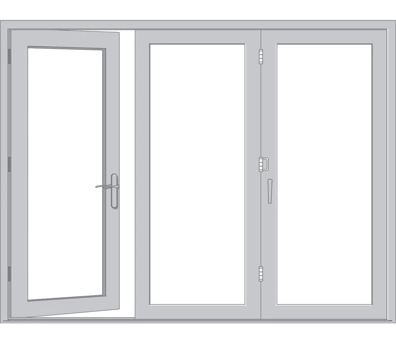 Reno Pella Architect Reserve Series Contemporary Bifold Patio Door